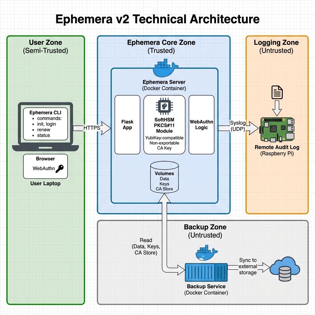 Ephemera Architecture Diagram